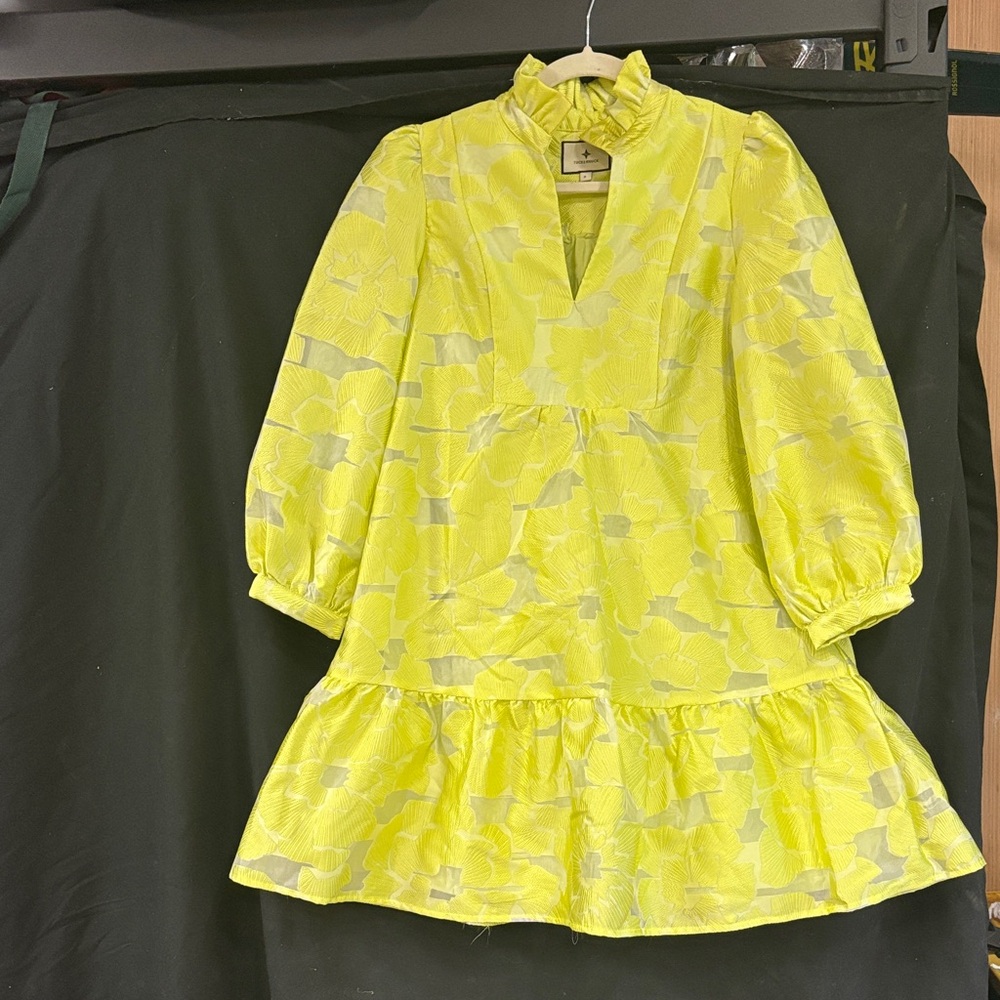 Tuckernuck Bright Yellow Floral Dress
